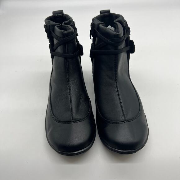 Ankle Boots Round Toe Casual Comfortable Lightweight Black Size 6.5US /37CN - Picture 5 of 10